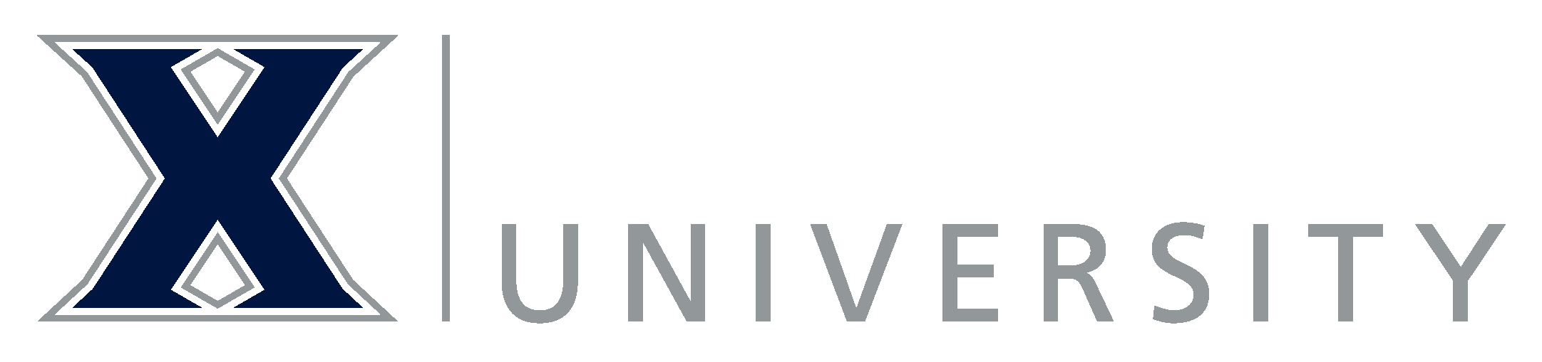 Xavier logo in footer